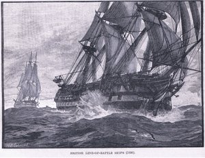 Brit csatahajók sora i.sz. 1836