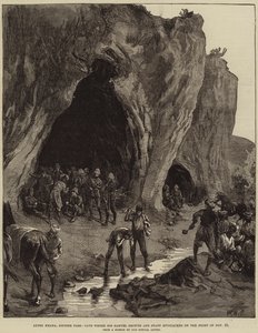 Lundi Khana, Khyber-hágó, barlang, ahol Sir Samuel Browne és személyzete november 23-án éjjel táborozott.
