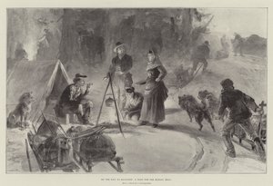 Útban Klondike felé, megállás a déli étkezéshez