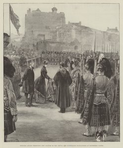 Louise hercegnő új színeket mutat be az argyll és a sutherlandi hegyvidékieknek az Edinburgh-i kastélyban alkotó: William Heysham Overend