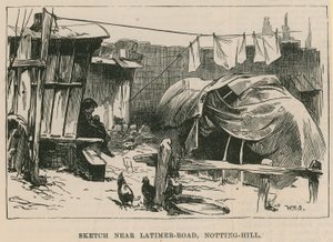 Vázlatok a cigányéletről; Vázlat a Latimer Road közelében, Notting Hillben