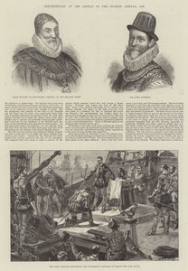 A spanyol Armada legyőzésének harmadéves évfordulója, 1588 alkotó: William Heysham Overend