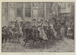 A porosz Gardes du Corps 150. évfordulója, Reiterfeste a Potsdami Lovasiskolában, Potsdam