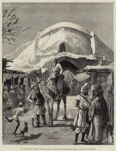 Az afgán háború, a Central Dome vagy a Char-Su, ahol a négy főutca találkozik Candahar városában