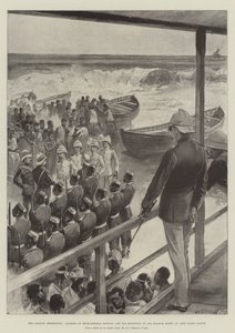 Az Ashanti-expedíció, Rawson ellentengernagy partraszállása és Sir Francis Scott fogadása a Cape Coast kastélyban