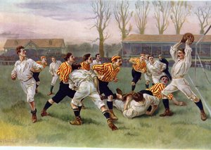 A futballmérkőzés, 1890