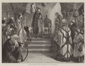 A Royal Institute Costume Ball Tableaux, Sir J D Linton csoportja