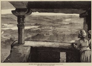 Királyi látogatás Indiában, a Phul-Bagh vagy a virágoskert palota, Gwalior