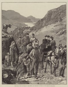 Királyi látogatás Írországban, a walesi herceg és hercegnő a Killarney-tavaknál