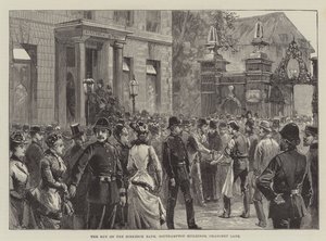 The Run on the Birkbeck Bank, Southampton Buildings, Chancery Lane alkotó: William Heysham Overend