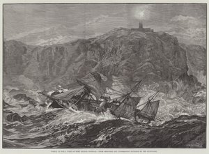 A HMS Wasp roncsa a Donegal állambeli Tory-szigeten