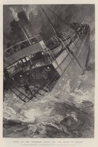 A Drummond-kastély roncsa Ushant szigeténél
