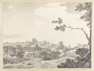 Fatehpur Sikri látképe alkotó: William Hodges