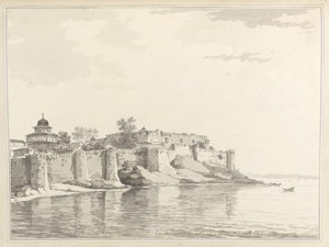 Az allahabadi erőd látképe alkotó: William Hodges