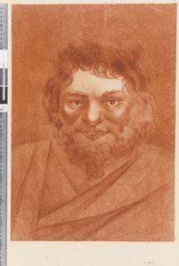 19a oldal Egy bennszülött portréja, 1768-75 (vörös kréta) alkotó: William Hodges