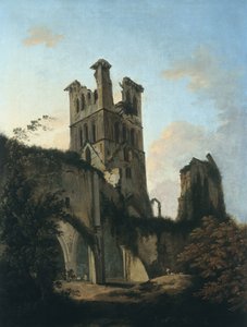 Llanthony apátság romjai (olaj, vászon) alkotó: William Hodges