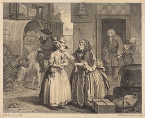 Egy prostituált karrierje: 1. tábla alkotó: William Hogarth