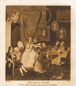 William Hogarth zenei tanulmánya alkotó: William Hogarth