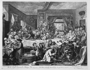 Választási mulatság, 1755 alkotó: William Hogarth