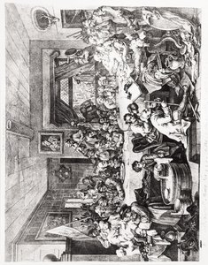 An Election Entertainment, I. tábla, február 24 alkotó: William Hogarth