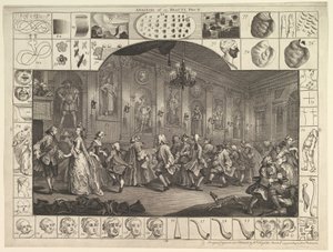 A szépség elemzése, 2. tábla, 1753. március 5. alkotó: William Hogarth
