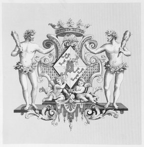 Kendal hercegnő karjai alkotó: William Hogarth