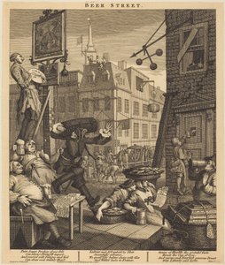 Sörutca alkotó: William Hogarth