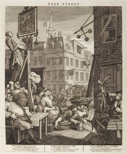 Sör utca alkotó: William Hogarth
