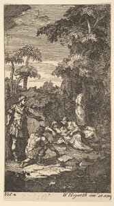 Cassandra, Frontispiece, 4. évf. 2:, 1725. alkotó: William Hogarth