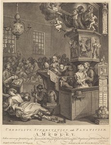Hitelesség, babona és fanatizmus alkotó: William Hogarth