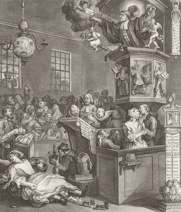 Hitelesség, babona és fanatizmus. 1762 1762 alkotó: William Hogarth