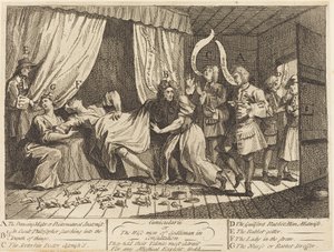 Cunicularii, avagy Godliman bölcsei a tanácskozásban alkotó: William Hogarth