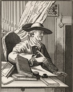 Dr. Thomas Morell, a „The Works of Hogarth” című művéből, 1833-ban jelent meg alkotó: William Hogarth
