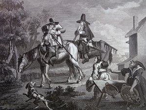 Samuel Butler Hudibras című művének előlapja alkotó: William Hogarth