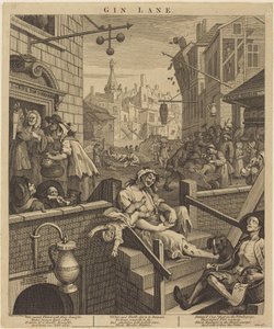 Gin utca alkotó: William Hogarth