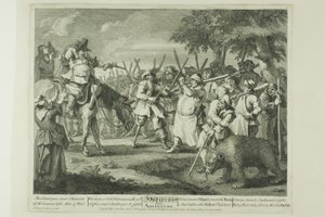 Hudibras első kalandja, harmadik lemez a Hudibrasból alkotó: William Hogarth