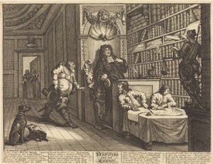 Hudibras és az ügyvéd alkotó: William Hogarth