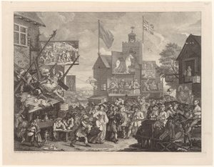 Vásár Southwarkban alkotó: William Hogarth