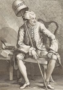 John Wilkes Esq. 1763 alkotó: William Hogarth