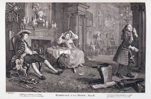 Házasság a la Mode-ban alkotó: William Hogarth