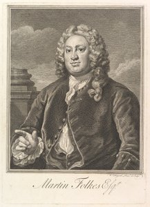 Martin Folkes, 1742. alkotó: William Hogarth