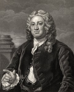 Martin Folkes, R. Hart metszete a "The Works of Hogarth"-ból, 1833-ban alkotó: William Hogarth