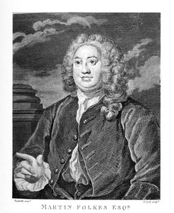 Martin Folkes esq. írta William Hogarth alkotó: William Hogarth