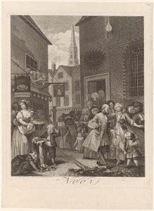 Dél, a „Négy napszak” sorozat 2. lapja alkotó: William Hogarth