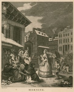 Reggel a londoni Covent Gardenben alkotó: William Hogarth
