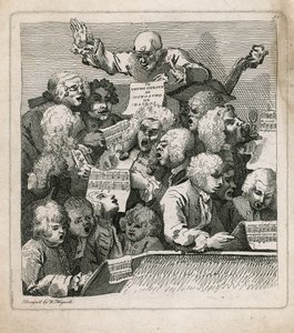 Zenészek alkotó: William Hogarth