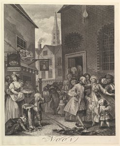 Dél: A nap négy szaka alkotó: William Hogarth