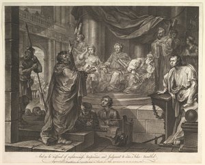 Pál Félix előtt, 1752. február 5. alkotó: William Hogarth