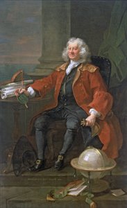 Coram kapitány (kb.1668-1751) portréja 1740