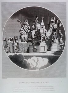 Jogdíj, püspökség és jog alkotó: William Hogarth